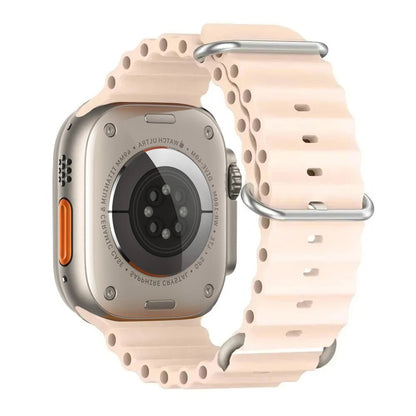 Silicone Ocean Band for Apple Watch 40mm - 49mm, Sport Strap & Bracelet - Realgroupuae