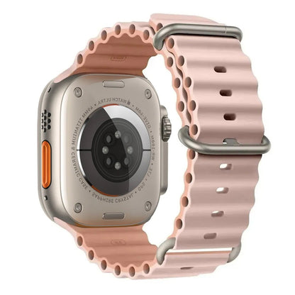Silicone Ocean Band for Apple Watch 40mm - 49mm, Sport Strap & Bracelet - Realgroupuae