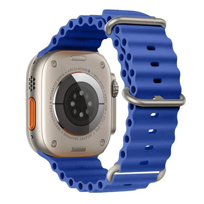 Silicone Ocean Band for Apple Watch 40mm - 49mm, Sport Strap & Bracelet - Realgroupuae