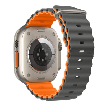 Silicone Ocean Band for Apple Watch 40mm - 49mm, Sport Strap & Bracelet - Realgroupuae