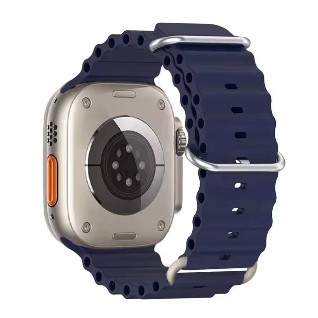 Silicone Ocean Band for Apple Watch 40mm - 49mm, Sport Strap & Bracelet - Realgroupuae