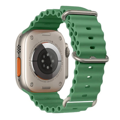 Silicone Ocean Band for Apple Watch 40mm - 49mm, Sport Strap & Bracelet - Realgroupuae