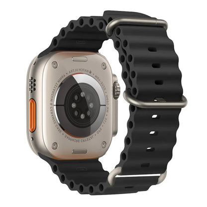 Silicone Ocean Band for Apple Watch 40mm - 49mm, Sport Strap & Bracelet - Realgroupuae