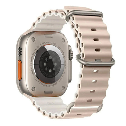 Silicone Ocean Band for Apple Watch 40mm - 49mm, Sport Strap & Bracelet - Realgroupuae
