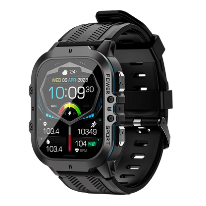 Smart Watch with 100+ Sports Modes, Bluetooth Call & AMOLED Display - Realgroupuae