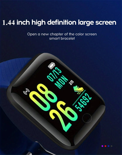 Smart Watch with Music Control, Fitness Tracker & Alarm for Men/Women - Realgroupuae