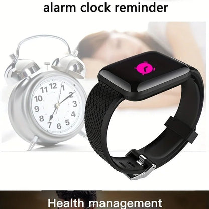 Smart Watch with Music Control, Fitness Tracker & Alarm for Men/Women - Realgroupuae