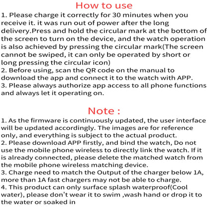 Smart Watch with Music Control, Fitness Tracker & Alarm for Men/Women - Realgroupuae