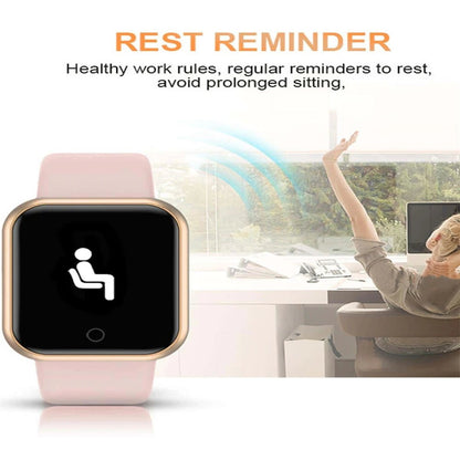 Smart Watch with Music Control, Fitness Tracker & Alarm for Men/Women - Realgroupuae