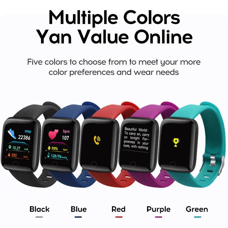 Sport Smartwatch with Music Control, Fitness Tracker & Alarm Clock - Realgroupuae