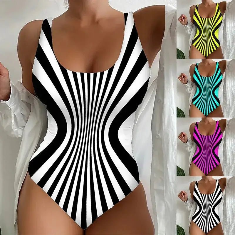 Swimsuit Women Push Up Bikinis Swimsuits Bathing Swimwear Female Beachwear New Summer One Piece Swimming Suits Bodysuit - Real Group