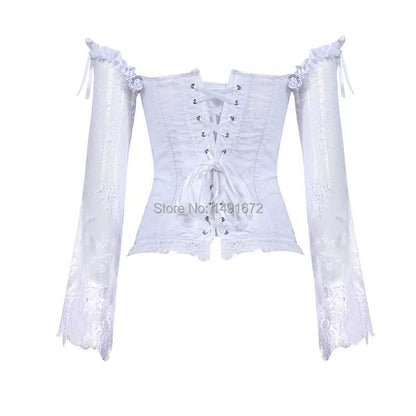 Women’s Lace Corset Top | Vintage Victorian Bustier | Retro Fashion Corset - Real Group UAE