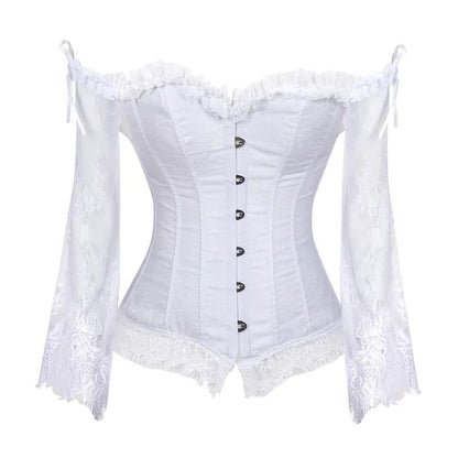 Women’s Lace Corset Top | Vintage Victorian Bustier | Retro Fashion Corset - Real Group UAE