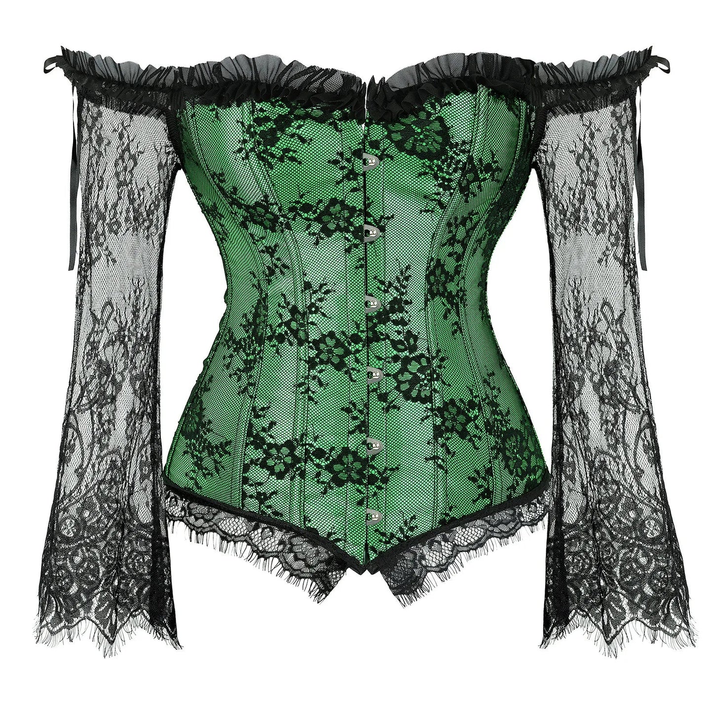 Women’s Lace Corset Top | Vintage Victorian Bustier | Retro Fashion Corset - Real Group UAE