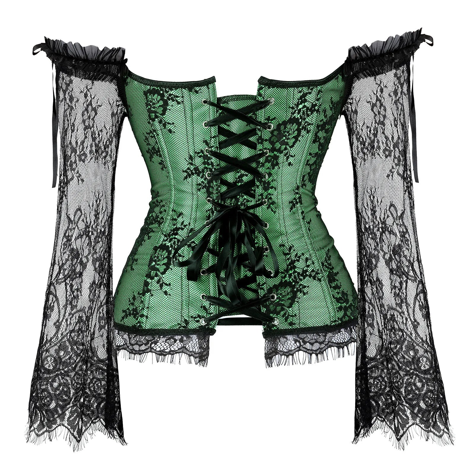 Women’s Lace Corset Top | Vintage Victorian Bustier | Retro Fashion Corset - Real Group UAE